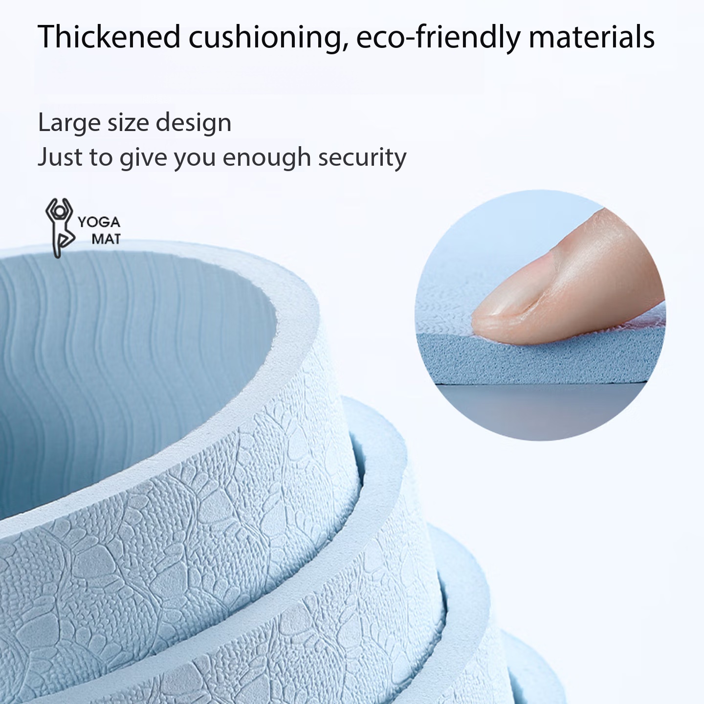 Shock Absorbing Gym Trainers - Kalın Kaymaz Darbe Emici Mat, Gürültü