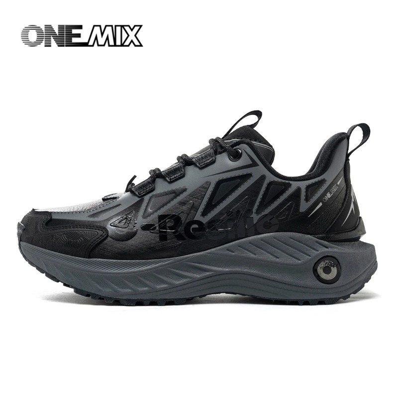 Anti Slip Trail Running Sneakers - ONEMIX Erkekler Trail Koşu Ayakkabıları Giyilebilir