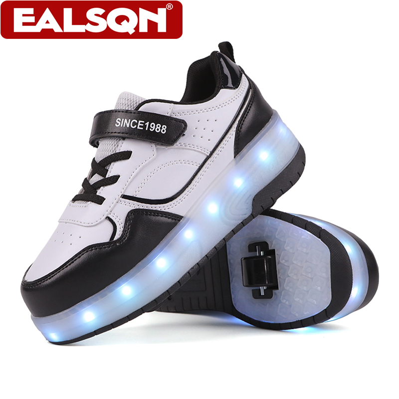 Men'S Shoes - Yeni Çocuk LED Işıklı Tekerlekli Paten