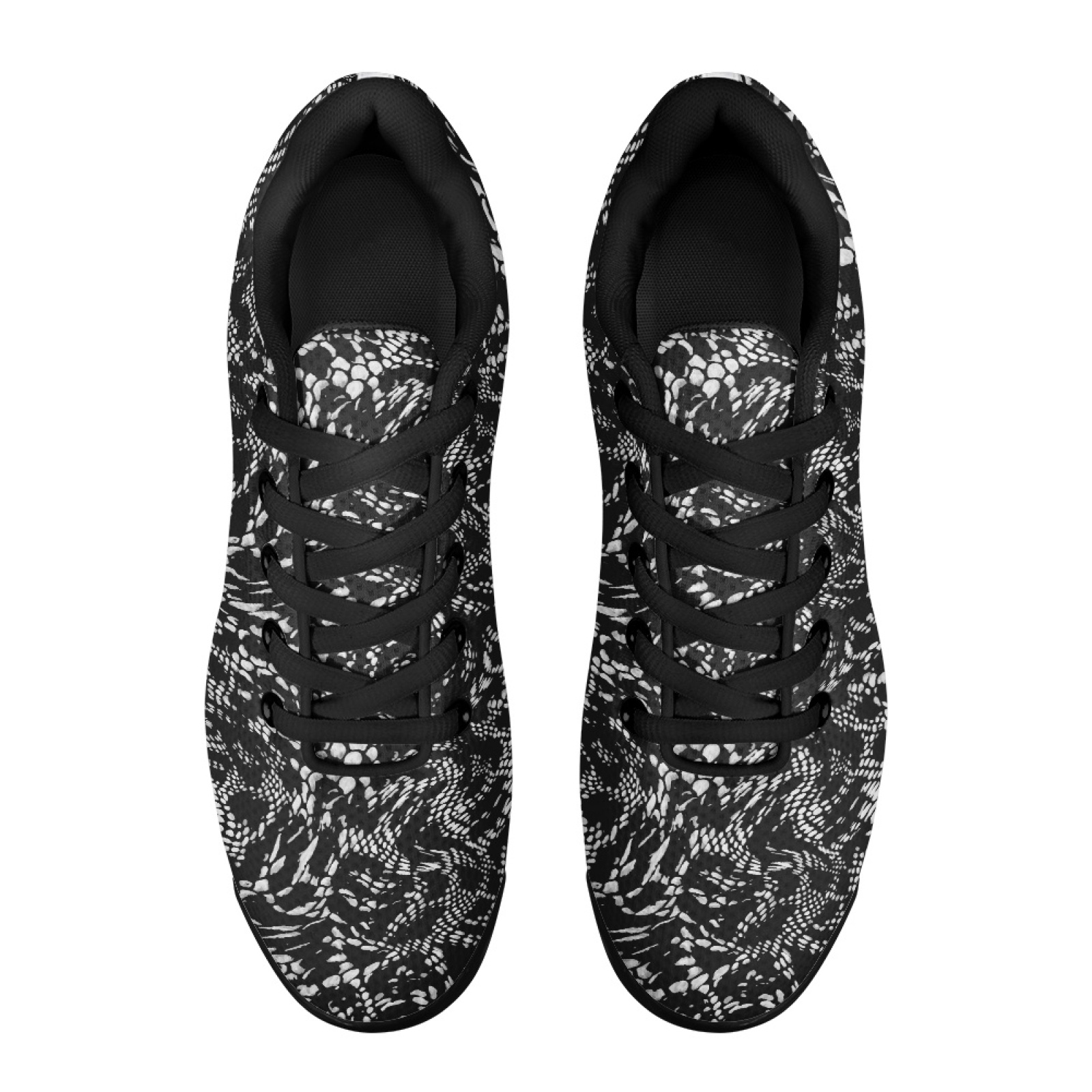 PENSTROLL Yılan Desenli Tasarı - Knit Fabric Lace Up Sneakers incelemesi ve fiyatı