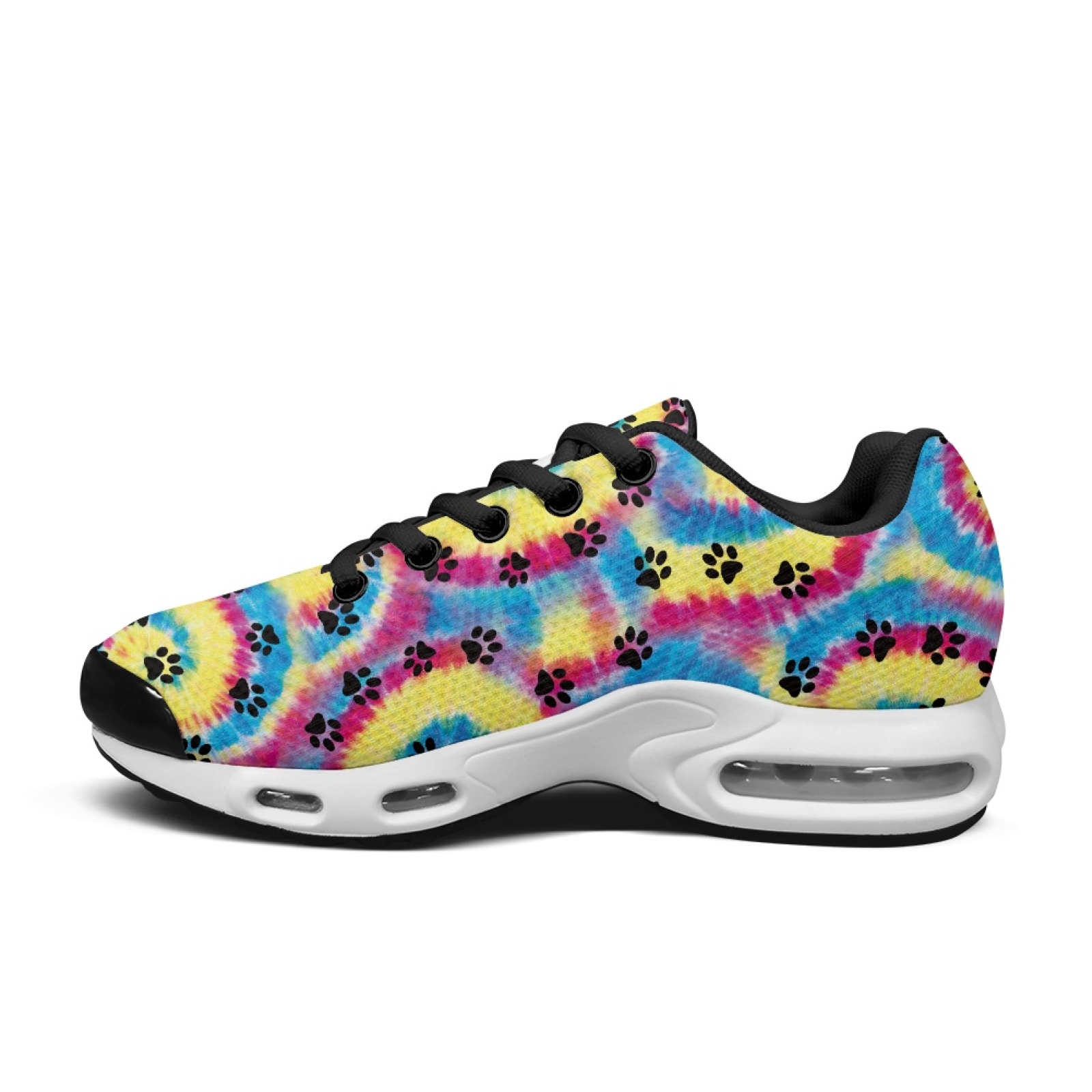 PENSTROLL Tie Dye Paw Print Da - Air Cushion Jogger Shoes Men incelemesi ve fiyatı